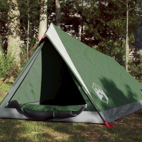 2 person tent taffeta 185T green 200x120x88/62cm by , tents - Ref: Foro24-94362, Price: 38,99 €, Discount: %