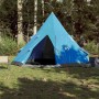 Waterproof blue tipi tent for 4 people by , tents - Ref: Foro24-94381, Price: 113,16 €, Discount: %