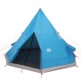 Waterproof blue tipi tent for 4 people by , tents - Ref: Foro24-94381, Price: 113,16 €, Discount: %