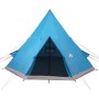 Waterproof blue tipi tent for 4 people by , tents - Ref: Foro24-94381, Price: 113,16 €, Discount: %