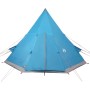 Waterproof blue tipi tent for 4 people by , tents - Ref: Foro24-94381, Price: 113,16 €, Discount: %