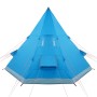 Waterproof blue tipi tent for 4 people by , tents - Ref: Foro24-94381, Price: 113,16 €, Discount: %