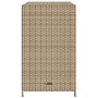 Beige PE rattan garden storage cabinet 83x45x76 cm by , Outdoor storage boxes - Ref: Foro24-365546, Price: 140,99 €, Discount: %