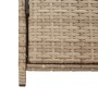 Beige PE rattan garden storage cabinet 83x45x76 cm by , Outdoor storage boxes - Ref: Foro24-365546, Price: 140,99 €, Discount: %