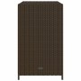 Brown PE rattan garden storage cabinet 83x45x76 cm by , Outdoor storage boxes - Ref: Foro24-365544, Price: 183,99 €, Discount: %