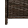 Brauner Gartenschrank aus PE-Rattan, 83 x 45 x 76 cm von , Aufbewahrungsboxen für den Außenbereich - Ref: Foro24-365544, Prei...