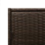 Brown PE rattan garden storage cabinet 83x45x76 cm by , Outdoor storage boxes - Ref: Foro24-365544, Price: 183,99 €, Discount: %