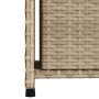 Beige PE rattan garden storage cabinet 50x55x115 cm by , Outdoor storage boxes - Ref: Foro24-365550, Price: 133,93 €, Discoun...