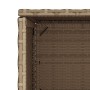 Beige PE rattan garden storage cabinet 50x55x115 cm by , Outdoor storage boxes - Ref: Foro24-365550, Price: 133,93 €, Discoun...