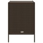 Brauner Gartenschrank aus PE-Rattan, 55 x 59 x 80 cm von , Aufbewahrungsboxen für den Außenbereich - Ref: Foro24-365552, Prei...