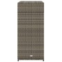 Gartenschrank aus grauem PE-Rattan, 105 x 55 x 113 cm von , Aufbewahrungsboxen für den Außenbereich - Ref: Foro24-365565, Pre...