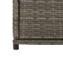 Gartenschrank aus grauem PE-Rattan, 105 x 55 x 113 cm von , Aufbewahrungsboxen für den Außenbereich - Ref: Foro24-365565, Pre...