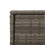 Gartenschrank aus grauem PE-Rattan, 105 x 55 x 113 cm von , Aufbewahrungsboxen für den Außenbereich - Ref: Foro24-365565, Pre...