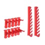 Storage box kit 103 pcs red/black wall panels by , Tool cabinets - Ref: Foro24-150813, Price: 67,19 €, Discount: %