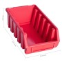 Storage box kit 103 pcs red/black wall panels by , Tool cabinets - Ref: Foro24-150813, Price: 67,19 €, Discount: %