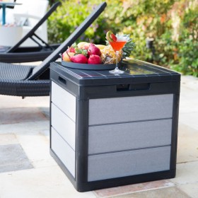 Keter Garden Storage Box Denali Anthracite Gray 113 L by , Outdoor storage boxes - Ref: Foro24-440521, Price: 74,39 €, Discou...