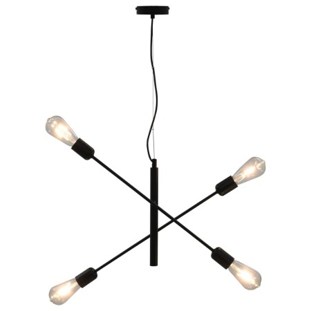 Ceiling lamps with filament bulbs 2 W black E27 by vidaXL, Lamps - Ref: Foro24-281439, Price: 60,69 €, Discount: %