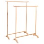 Clothes racks 2 units of solid oak wood by , Dresser Organizers and Bar Hangers - Ref: Foro24-247047, Price: 136,99 €, Discou...