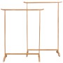 Clothes racks 2 units of solid oak wood by , Dresser Organizers and Bar Hangers - Ref: Foro24-247047, Price: 136,99 €, Discou...