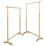 Clothes racks 2 units of solid oak wood by , Dresser Organizers and Bar Hangers - Ref: Foro24-247047, Price: 136,99 €, Discou...