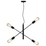 Ceiling lamps with filament bulbs 2 W black E27 by vidaXL, Lamps - Ref: Foro24-281439, Price: 60,69 €, Discount: %