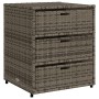 Gartenschrank aus grauem PE-Rattan, 55 x 59 x 69 cm von , Aufbewahrungsboxen für den Außenbereich - Ref: Foro24-365557, Preis...