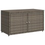 Gray PE rattan garden storage cabinet 110x55x60.5 cm by , Outdoor storage boxes - Ref: Foro24-365569, Price: 165,87 €, Discou...