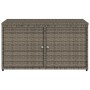 Gartenschrank aus grauem PE-Rattan, 110 x 55 x 60,5 cm von , Aufbewahrungsboxen für den Außenbereich - Ref: Foro24-365569, Pr...