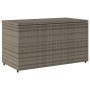 Gray PE rattan garden storage cabinet 110x55x60.5 cm by , Outdoor storage boxes - Ref: Foro24-365569, Price: 165,99 €, Discou...