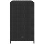 Black PE rattan garden storage cabinet 83x45x76 cm by , Outdoor storage boxes - Ref: Foro24-365543, Price: 136,71 €, Discount: %