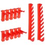 Storage box kit 29 pcs red/black wall panels by , Tool cabinets - Ref: Foro24-146283, Price: 37,20 €, Discount: %