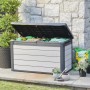 Keter Caja de almacenamiento para jardín Denail gris antracita 380 L de , Cajas de almacenaje para exteriores - Ref: Foro24-4...