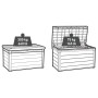 Keter Denail Garden Storage Box Anthracite Gray 380 L by , Outdoor storage boxes - Ref: Foro24-432431, Price: 194,99 €, Disco...