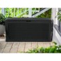 Keter Storage box Samoa anthracite gray 270 L by , Outdoor storage boxes - Ref: Foro24-428404, Price: 86,93 €, Discount: %