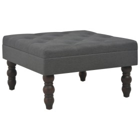 Taburete gris oscuro 60x60x36 cm poliéster de vidaXL, Taburetes y sillas plegables - Ref: Foro24-247550, Precio: 49,55 €, Des...