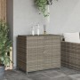 Gartenschrank aus grauem PE-Rattan, 83 x 45 x 76 cm von , Aufbewahrungsboxen für den Außenbereich - Ref: Foro24-365545, Preis...