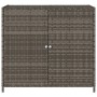 Gartenschrank aus grauem PE-Rattan, 83 x 45 x 76 cm von , Aufbewahrungsboxen für den Außenbereich - Ref: Foro24-365545, Preis...