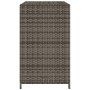 Gray PE rattan garden storage cabinet 83x45x76 cm by , Outdoor storage boxes - Ref: Foro24-365545, Price: 182,78 €, Discount: %