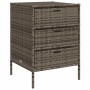 Gartenschrank aus grauem PE-Rattan, 55 x 59 x 80 cm von , Aufbewahrungsboxen für den Außenbereich - Ref: Foro24-365553, Preis...