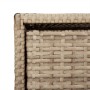 Beige PE rattan garden storage cabinet 55x59x69 cm by , Outdoor storage boxes - Ref: Foro24-365558, Price: 199,99 €, Discount: %