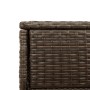 Brown PE rattan garden storage cabinet 105x55x113 cm by , Outdoor storage boxes - Ref: Foro24-365564, Price: 220,00 €, Discou...