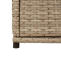 Beige PE rattan garden storage cabinet 105x55x113 cm by , Outdoor storage boxes - Ref: Foro24-365566, Price: 219,30 €, Discou...