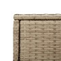 Beige PE rattan garden storage cabinet 105x55x113 cm by , Outdoor storage boxes - Ref: Foro24-365566, Price: 219,30 €, Discou...