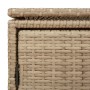 Beige PE rattan garden storage cabinet 110x55x60.5 cm by , Outdoor storage boxes - Ref: Foro24-365570, Price: 165,99 €, Disco...