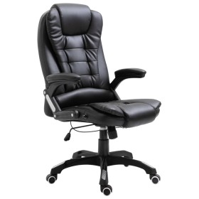 Black Faux Leather Office Chair by vidaXL, Office chairs - Ref: Foro24-20231, Price: 248,56 €, Discount: %