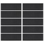 Rubber stair mats 10 pcs rubber 25x75 cm by , Stair mats - Ref: Foro24-155643, Price: 47,99 €, Discount: %