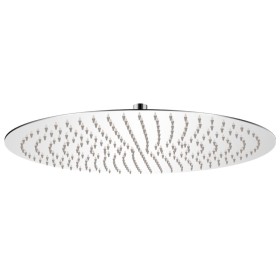 Round shower head with rain effect stainless steel 20 cm by , shower heads - Ref: Foro24-142158, Price: 95,99 €, Discount: %