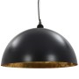 Ceiling lamps 2 pcs black and gold hemispherical 50 cm E27 by vidaXL, Lamps - Ref: Foro24-50877, Price: 153,52 €, Discount: %