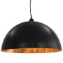 Ceiling lamps 2 pcs black and gold hemispherical 50 cm E27 by vidaXL, Lamps - Ref: Foro24-50877, Price: 153,52 €, Discount: %