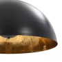 Ceiling lamps 2 pcs black and gold hemispherical 50 cm E27 by vidaXL, Lamps - Ref: Foro24-50877, Price: 153,52 €, Discount: %